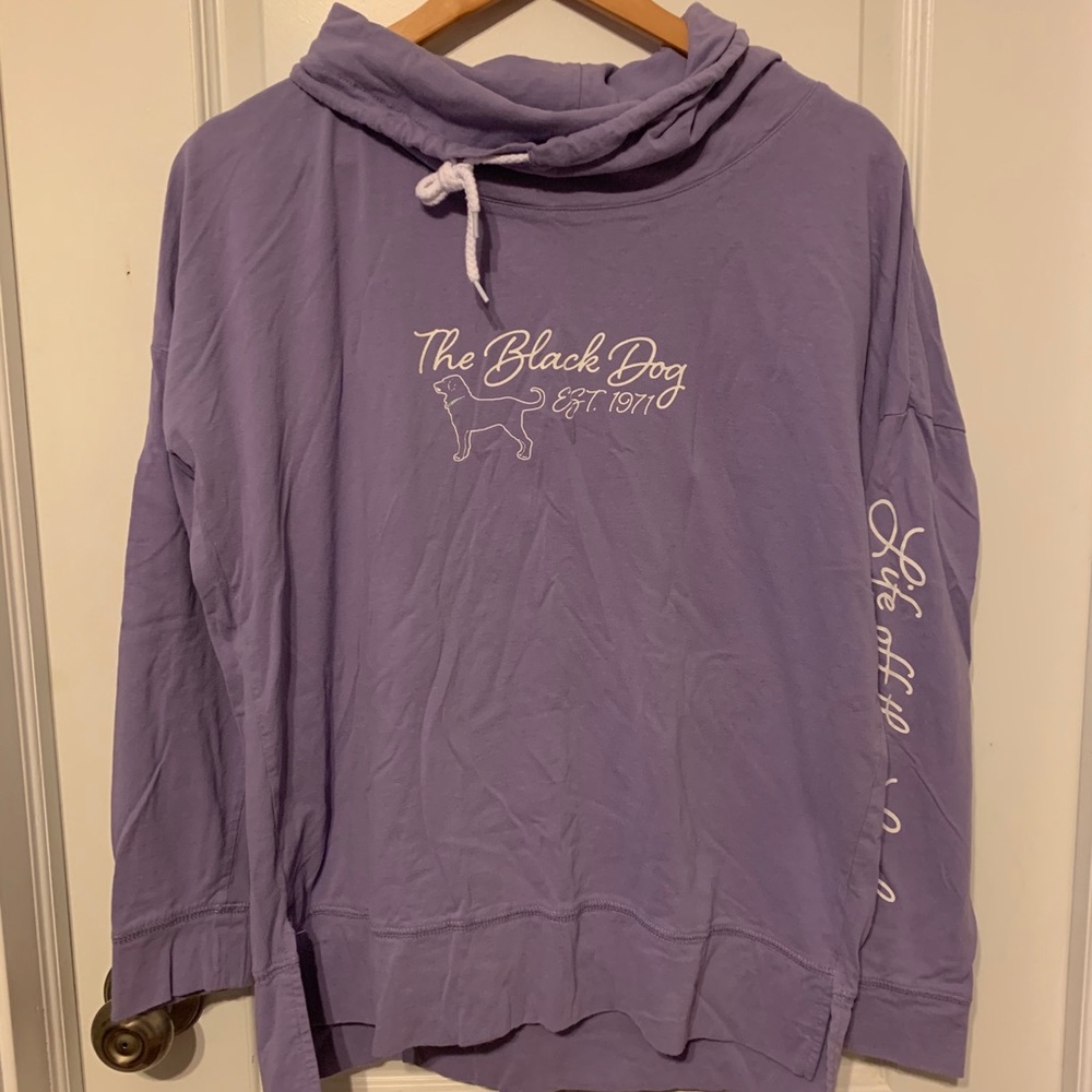 The Black Dog mock neck sweatshirt